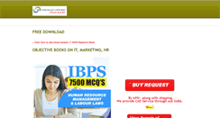 Desktop Screenshot of ibpsspecialistofficer.com